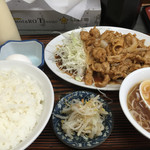 松ちゃんラーメン - しょうが焼き定食780円
