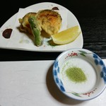 割烹 ふじむら - カボチャの煮込み揚げ