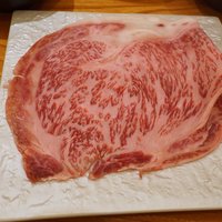 東京肉しゃぶ家 - 但馬の太田牛リブ側のサーロイン（しゃぶしゃぶ）