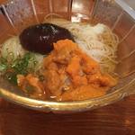 料理ふじ味 - 雲丹素麺（2016.08.15.)
