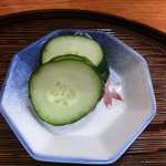 花屋食堂 - ぶっとい胡瓜の漬物