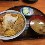 花屋食堂 - かつ丼￥600-