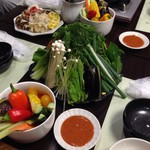 かがやき - ニギニギしたテーブルにはしゃぐ