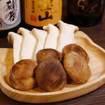 Shiitake & Eringi grilled mushrooms