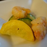 老神温泉 ぎょうざの満洲 - （2016/7月　朝食）テーブルセットのおかず