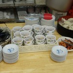 老神温泉 ぎょうざの満洲 - （2016/7月　朝食）ブッフェの納豆など