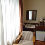 老神温泉 ぎょうざの満洲 - （2016/7月）泊まった部屋の広縁