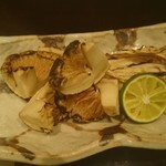 二条有恒 - 焼き松茸