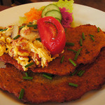 マッシュルームとタマゴとハムのブランポラーク(1300円)