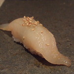 鮨座 醤の - 平目のゴマしょうゆづけ