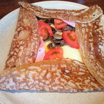 ブレッツカフェ クレープリー - コンプレット　トマトシャンピニオン