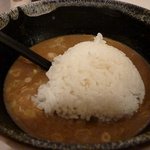 東成きんせい - カレーらーめん　ご飯ダイブ！