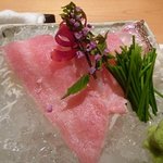 みえ田 - 鮪と鯛の湯引き・・美味しい鮪です。