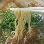 ラーメン 京龍 - 細めのストレート麺