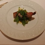 カランドリエ - 魚料理(高知県の金目鯛のポワレ　ブールブランソース）