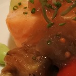 カランドリエ - 冷たい前菜(北海道の時知らず（サーモン）のコンフィ)