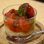 波へい - トマトと豆腐の冷製おでん
