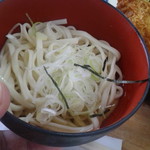 ドジャース食堂 - うどんは稲庭系。