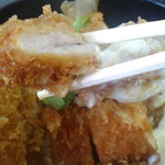 かつ丼のあっぷ。