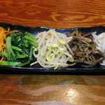 やきにく 宵緒 - ナムル盛り合せ