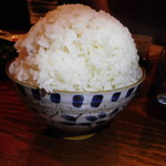 やきにく 宵緒 - 一杯目の白ご飯（大）