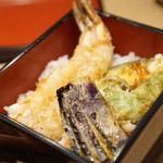 そば処 たみと - ランチの天重　おそぱとセットで1780円（税抜き）