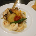 ステーキ・洋食のTANTO屋 - 明石鯛と魚介のポワレ　2016.8