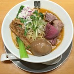 竹末東京Premium - 味玉ヤシオマスの塩そば