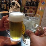 フリーダム ロード - H.28.8.25.夜 ハイボール 350円税込 vs 生ビール 390円税込 de 乾杯♪