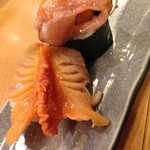 ととすし - 赤貝握り('14.02)