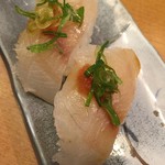 ととすし - ヒラメ握り('16.03)