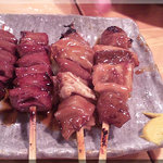 やきとん うまか市場 まるし - 焼きもの(2010/10/26)