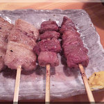 やきとん うまか市場 まるし - 焼きもの(2010/10/26)