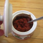 手打うどん長谷川 - 自家製の辛味