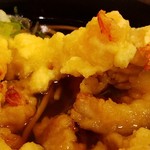 立喰いそば とんがらし - 小エビ天そば　2016.8