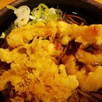 立喰いそば とんがらし - 小エビ天そば　2016.8