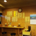 立喰いそば とんがらし - メニュー　2016.8