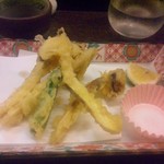 設楽 - 松茸天ぷら