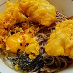 つるまる饂飩 - 鶏天ぶっかけそば