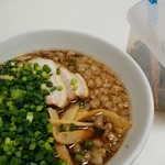 朱鳶ラーメン - 中華麺＋ねぎ増し　2016.8