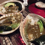 あらや滔々庵 - アボガドは必要なのはてなマークかと思いますが、焼きます、焼きます、焼きます