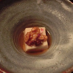 あらや滔々庵 - 胡麻豆腐に胡桃
