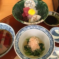 日本料理 四季彩 - お刺身と小鉢