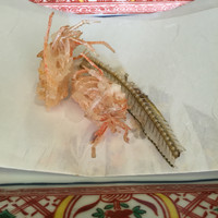日本料理 四季彩 - エビの足とお魚の骨