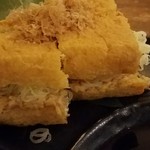 ごう - 栃尾の揚げ　ねぎ納豆ハーフ　2016.8