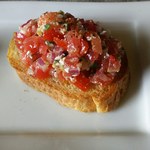 菜園レストラン　el ＴＡＰＡＤＯ - トマト+カッテージチーズ+バジルの・・・(？)