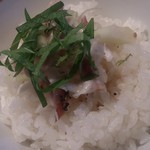 煮干し中華そば一燈 - 鴨出汁冷やしそば（鴨肉丼）「カモーン3号」