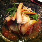 紅ズワイガニのサラダ