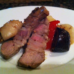 モゴット - 黒豚と旬野菜のココットを盛りつけてもらいました