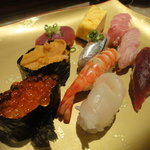 すし喜八 - ランチ　梅　10ヶ　1580円